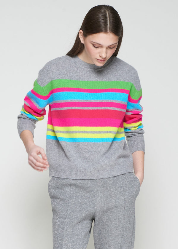 Grey Multi Sweater