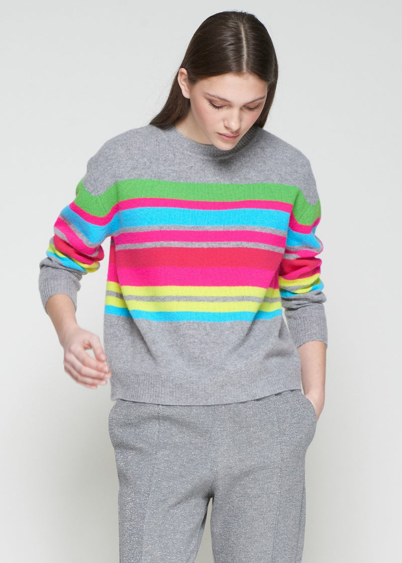 Grey Multi Sweater