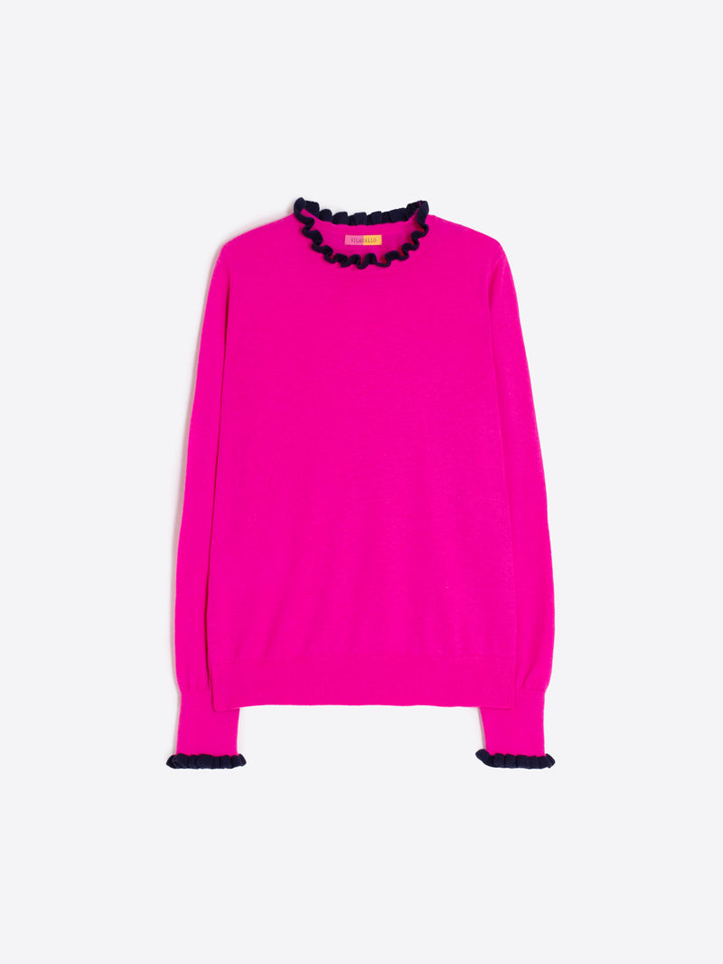 Pink/Navy Sweater