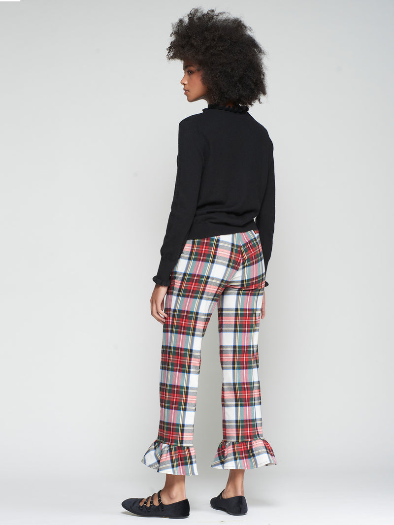 Volante Plaid Pant