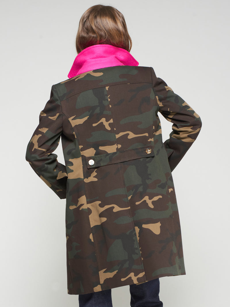 Kate Camo Trench Coat