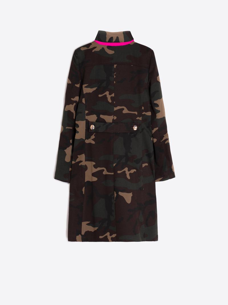 Kate Camo Trench Coat