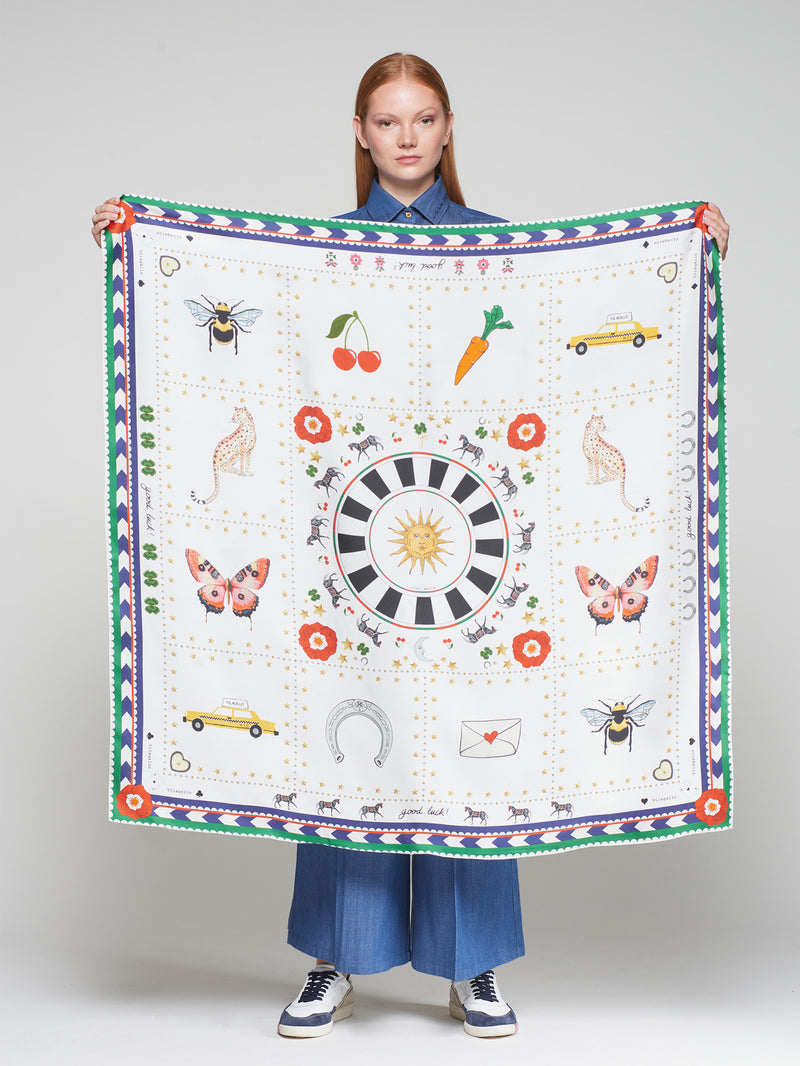 Equestrian Silk Scarf