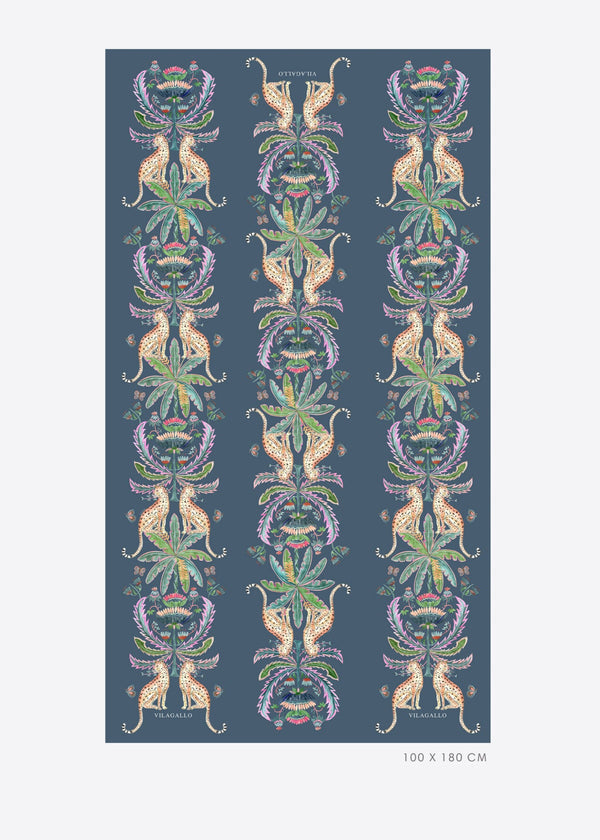 Leopard Palm Print Scarf