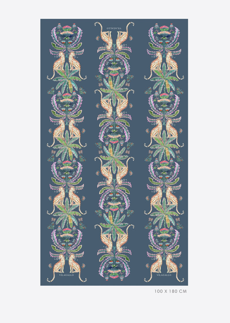 Leopard Palm Print Scarf