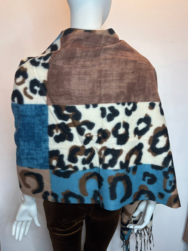 Animal Patch Soft Stole - 2 Colors