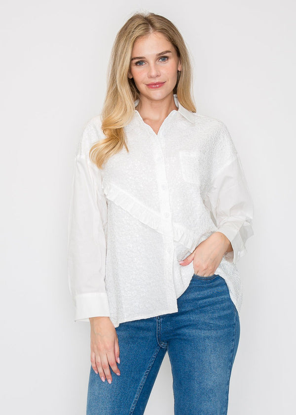 Walia Woven Textured Top