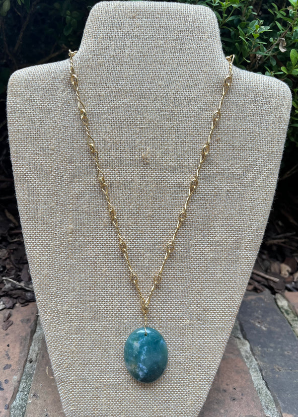 Green Stone Necklace