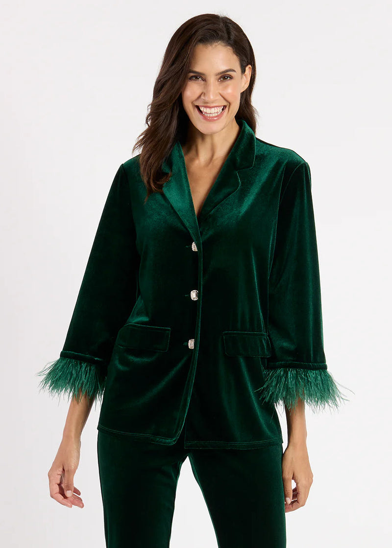 Essie Jacket Stretch Velvet - 2 Colors