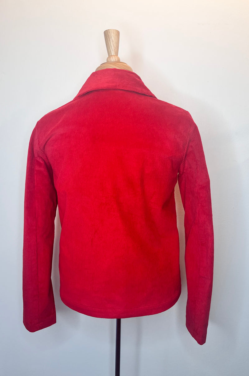 Double Breasted Corduroy Jacket