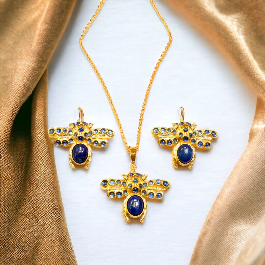 Gold Plated Bee Pendant