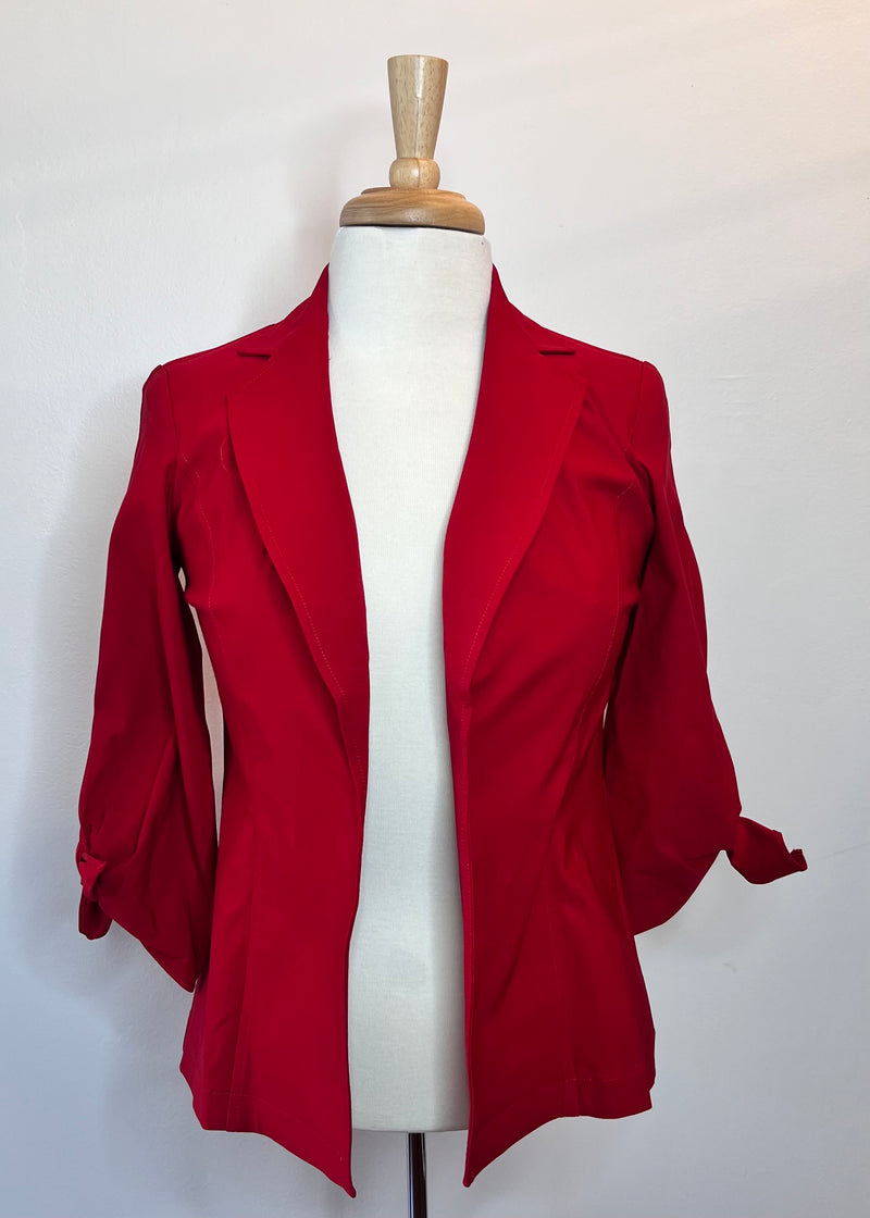 Bow Sleeve B-Stretch Jacket - 3 Colors