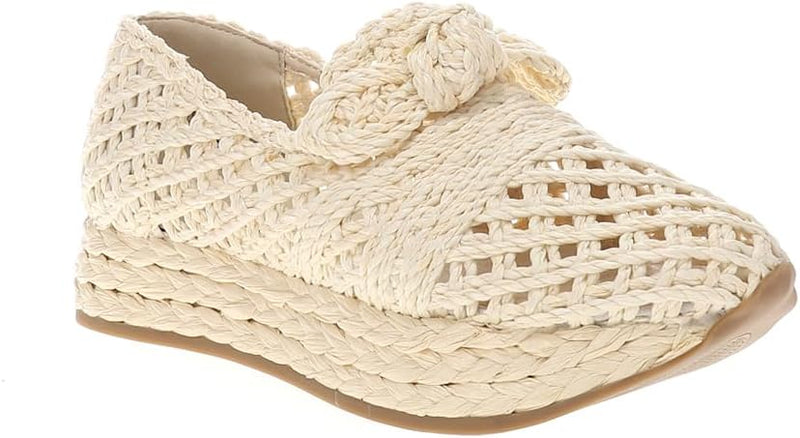 Espanola Raffia Platform Loafers