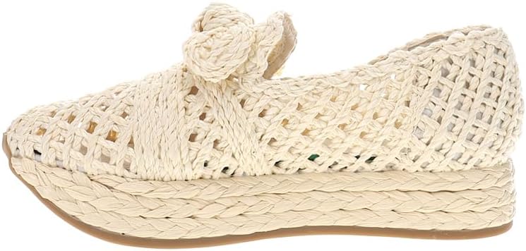 Espanola Raffia Platform Loafers