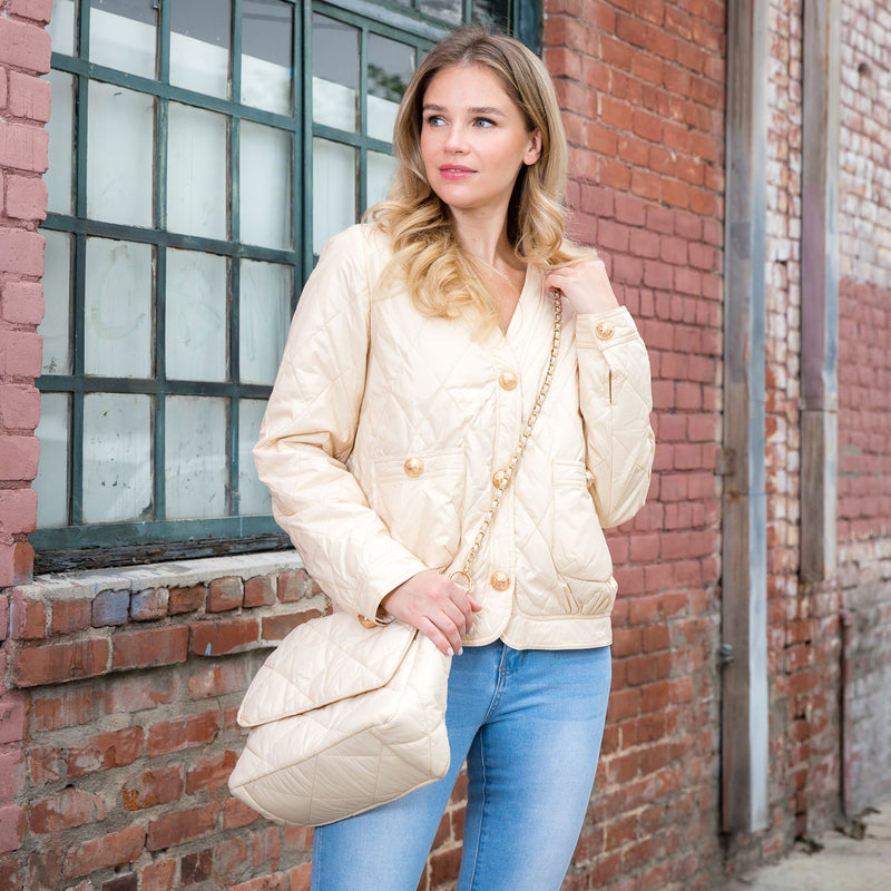 Johya Puffer Jacket & Matching Crossbody Bag