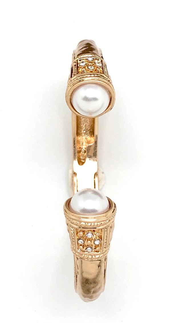 Gold and Pearl Cuff