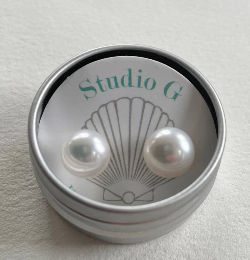 Tiny Freshwater Pearl Stud Earring