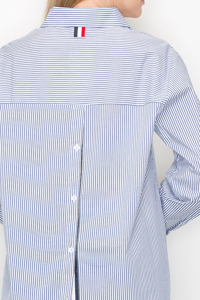 Jasmine Cotton Pinstripe Shirt