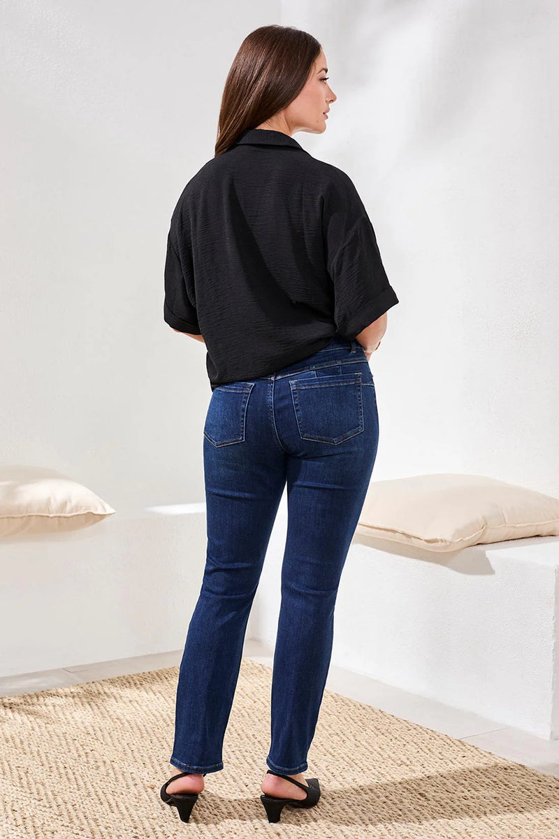 Sophia Curvy Pull On Slim Crop Jean