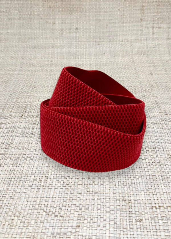 Red Interchangeable Stretch Belt Band