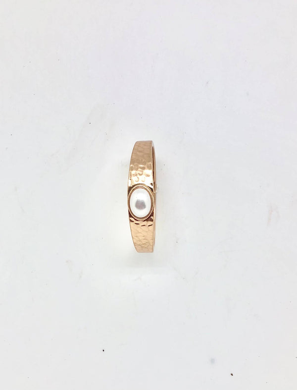 Matte Gold Pearl Bracelet