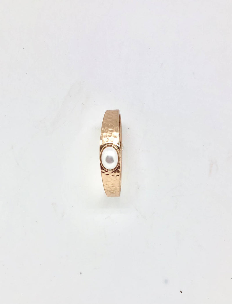 Matte Gold Pearl Bracelet