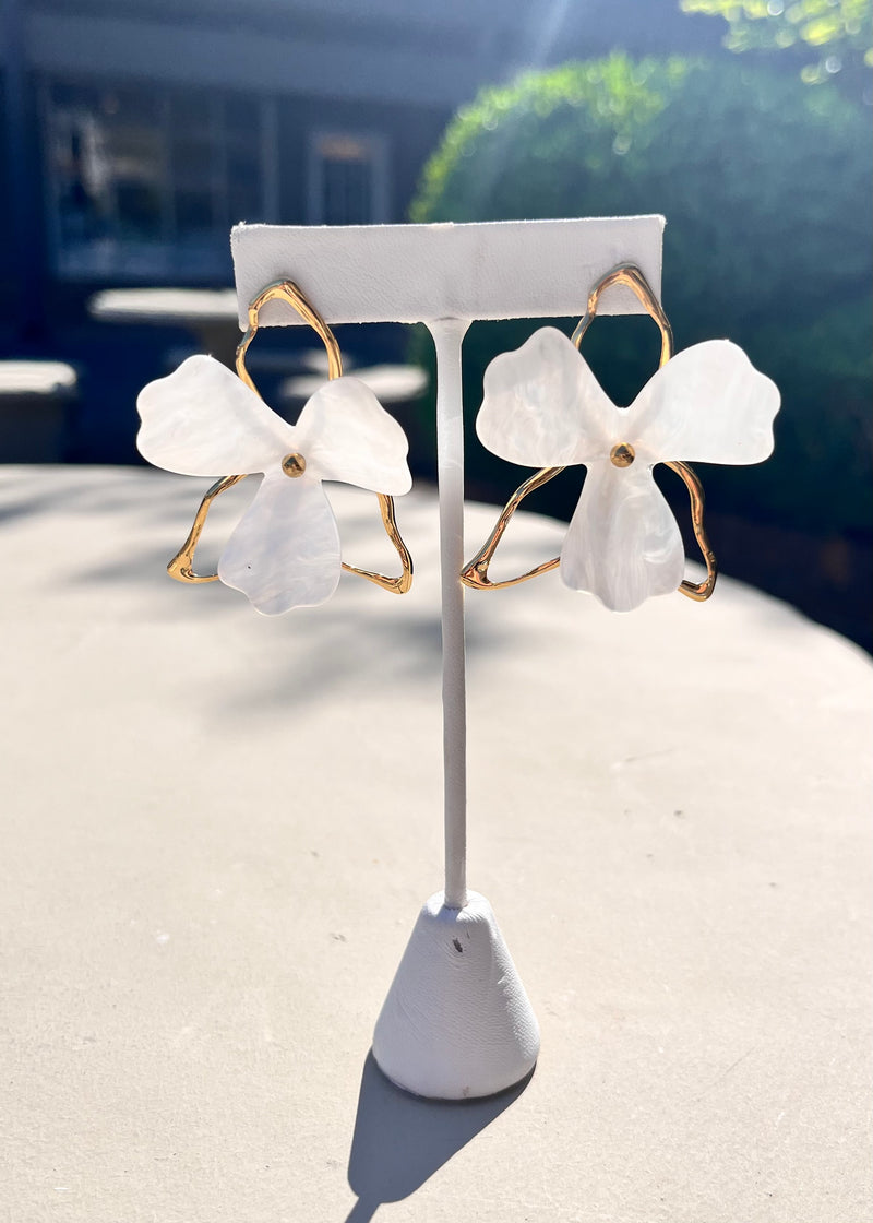 Layered Flower Earring