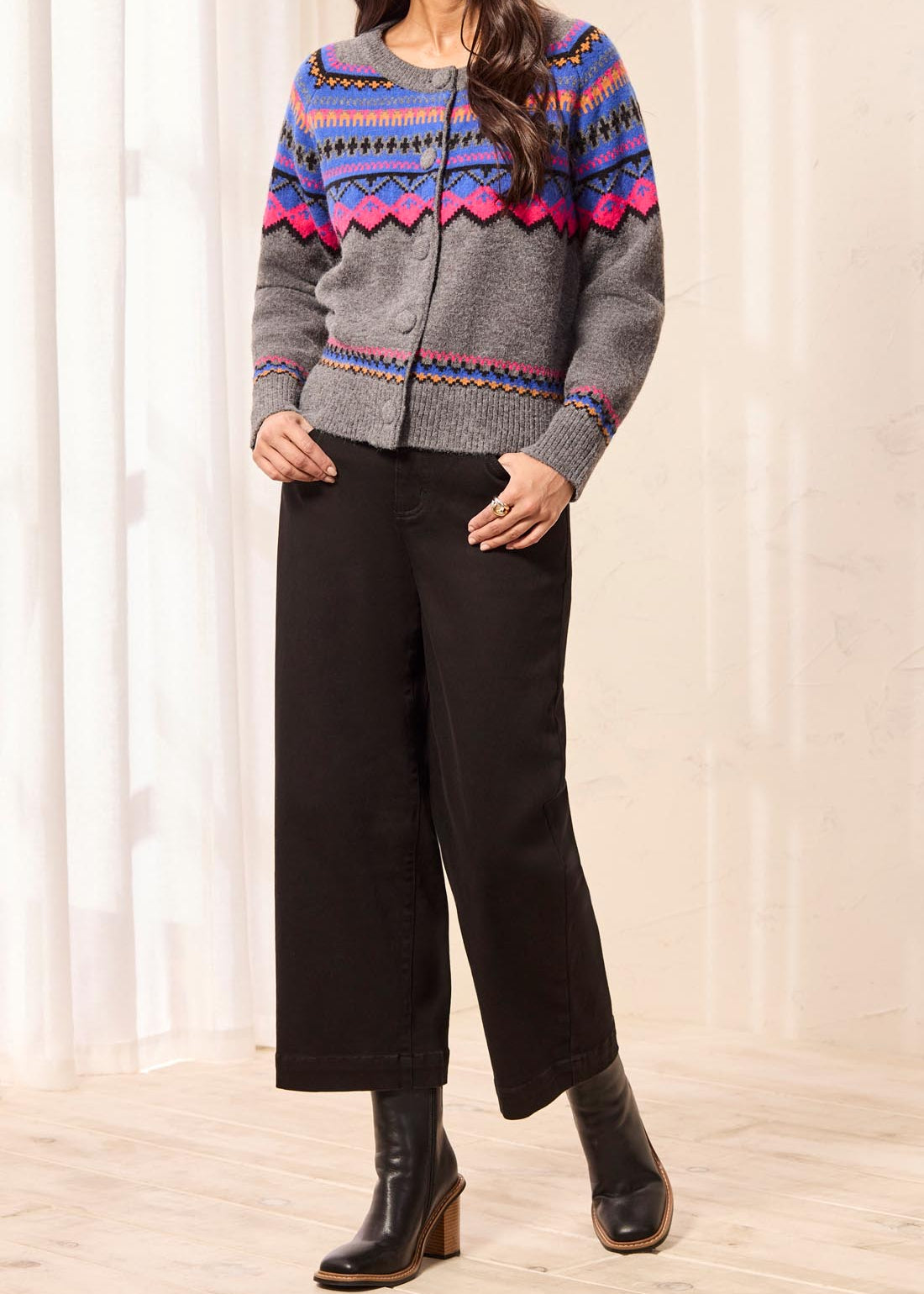 Audrey Hugging Crop Wide Leg Boundless Stretch