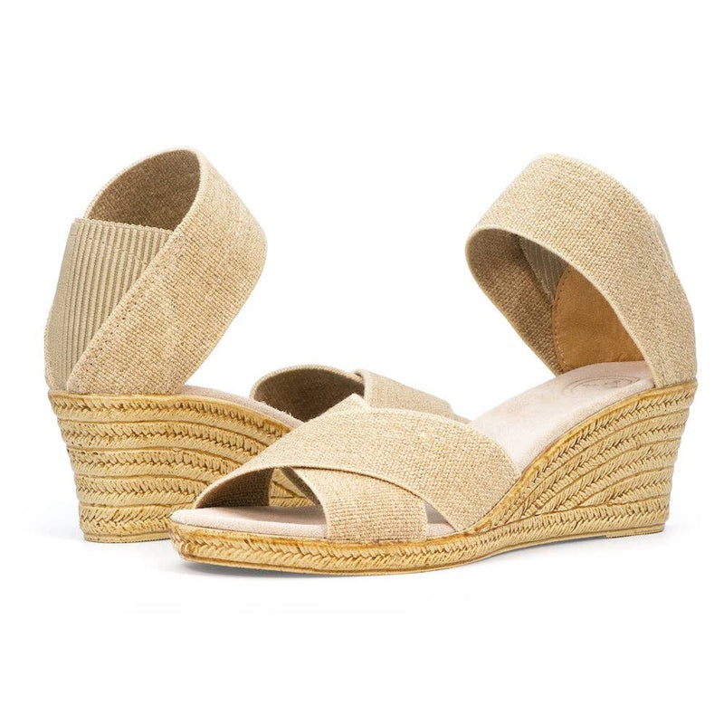 Cannon Espadrille Wedge Sandal - Linen