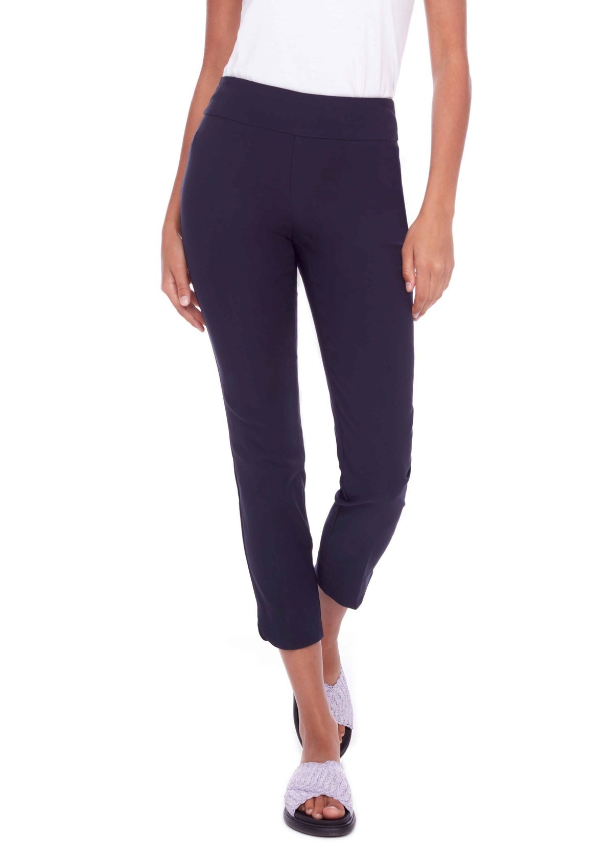 Slim Ankle Pant - Navy