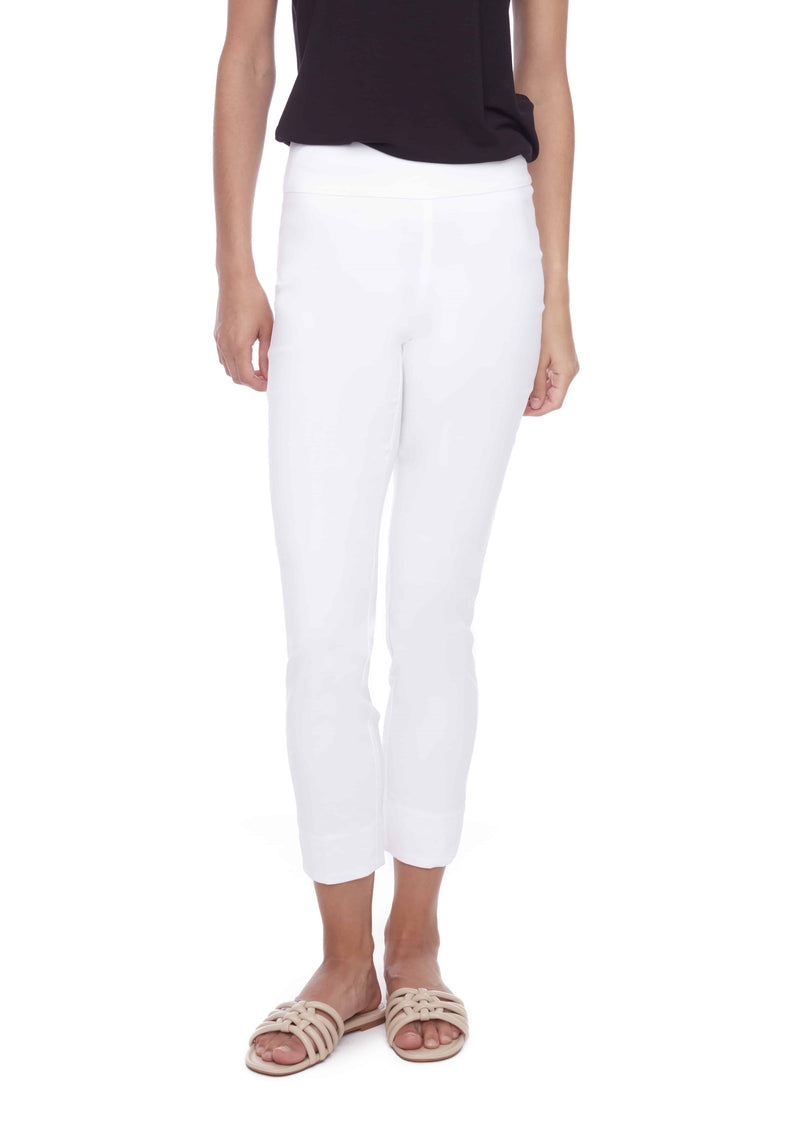 Slim Ankle Pant - White