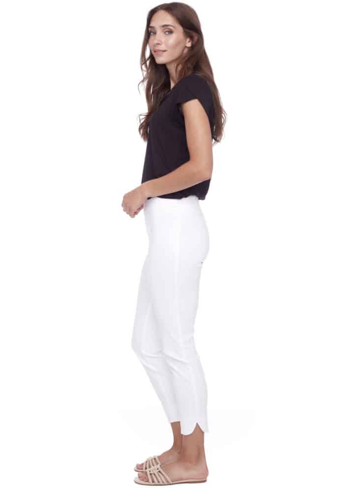 Slim Ankle Pant - White