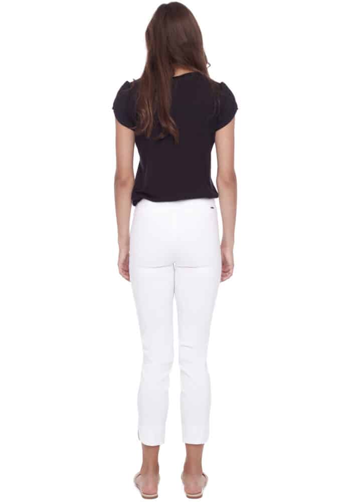 Slim Ankle Pant - White