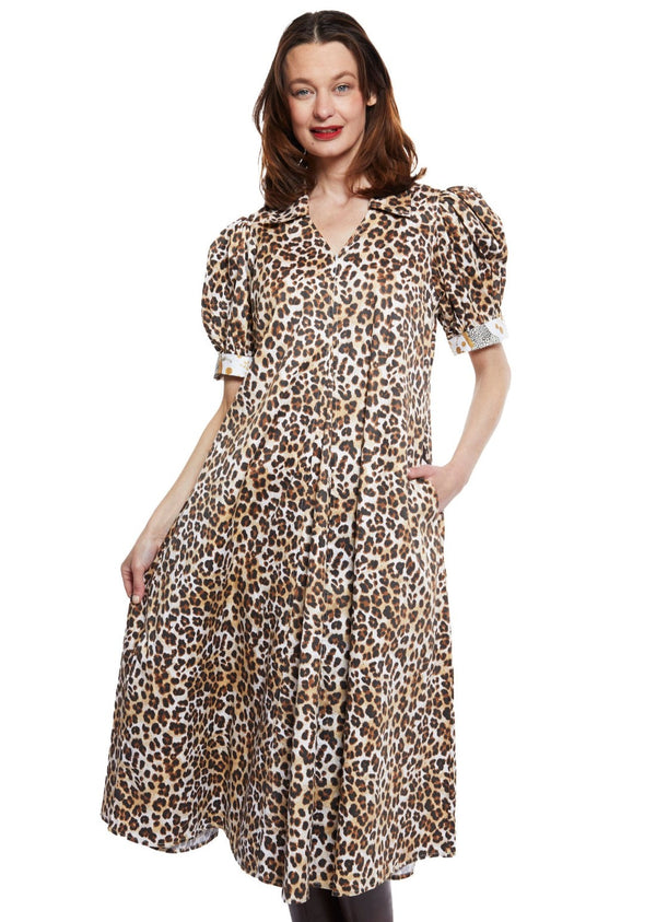 Montauk Dress - Classic Cheetah Print