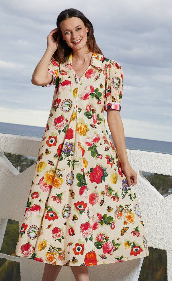 Montauk Dress - Botanical Floral