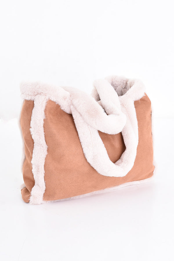 Woolen Faux Sheep Fur Bag - 2 Colors