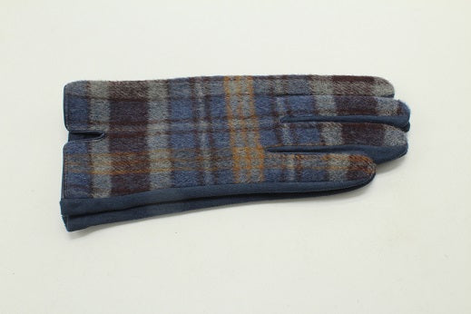 Checks and Suede Glove - 2 Colors