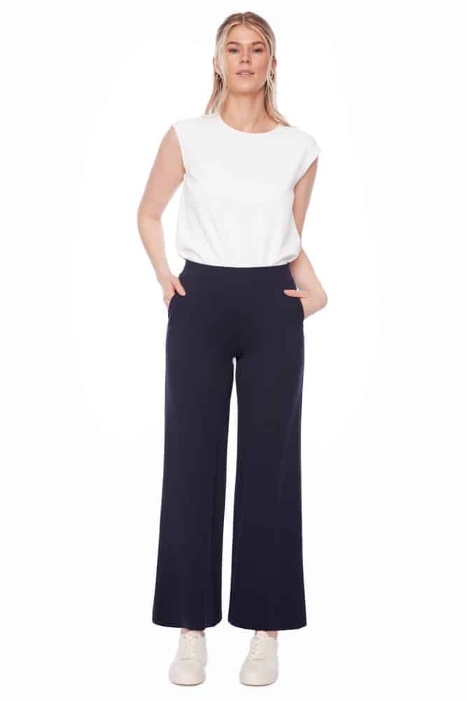 Light Ponte Wide Leg Pant