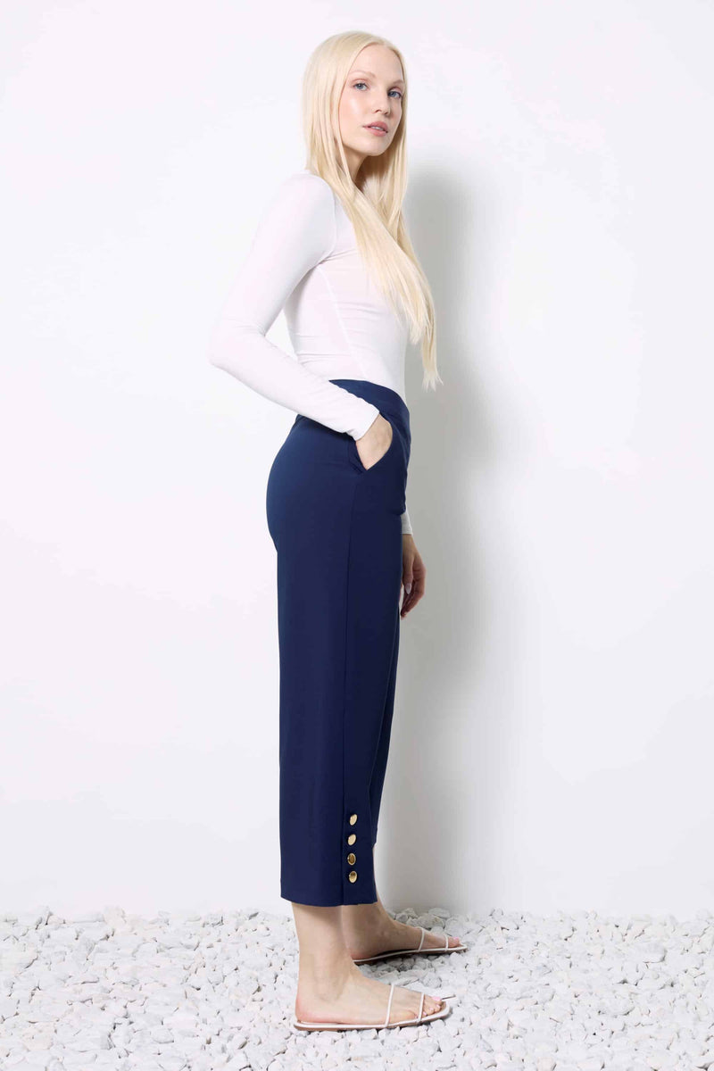 Amalfi Wide-Leg Cropped Pant