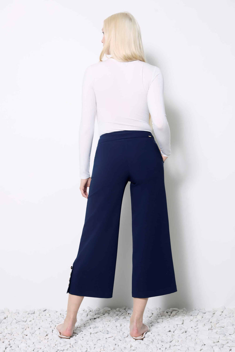 Amalfi Wide-Leg Cropped Pant