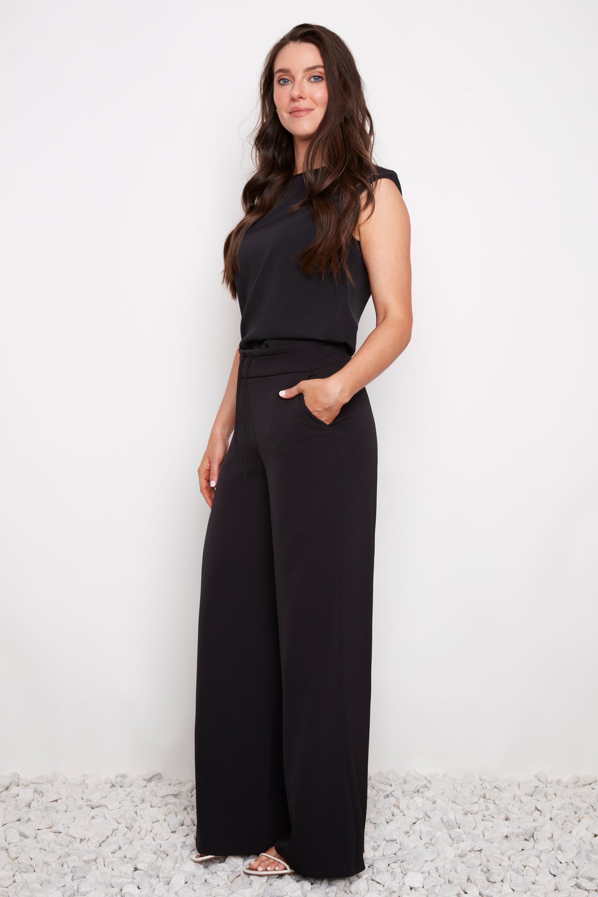 Wide Leg Full Length Pant