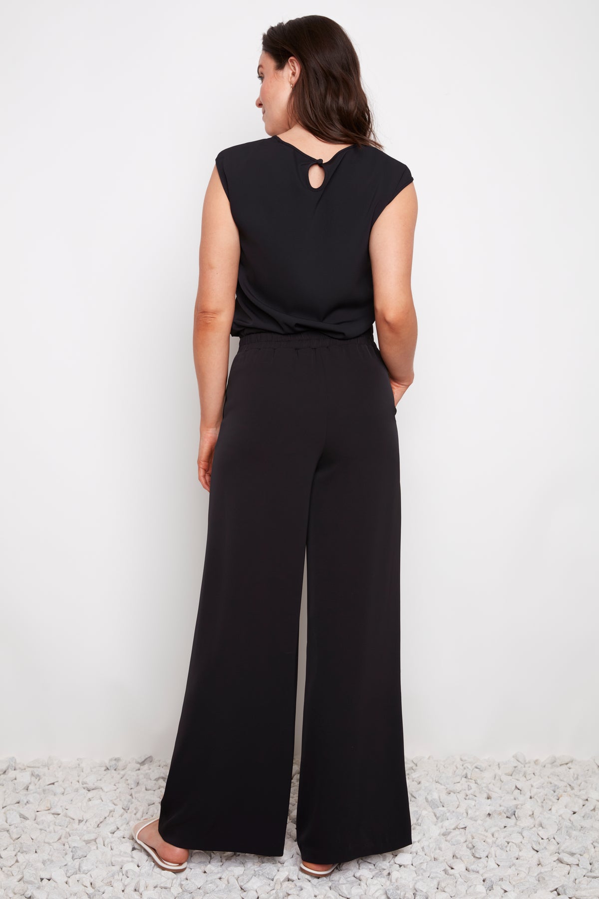 Wide Leg Full Length Pant