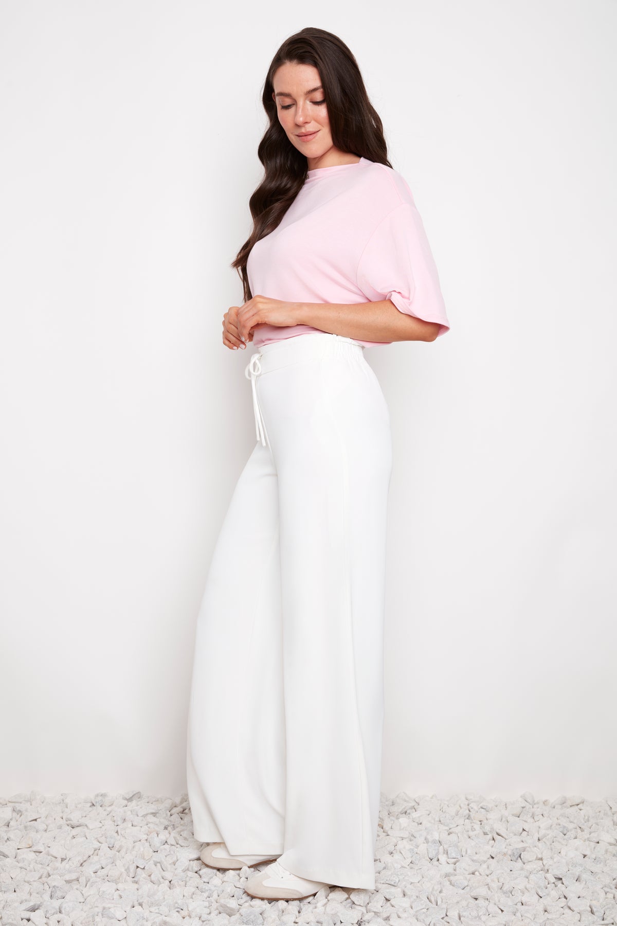 Wide Leg Full Length Pant