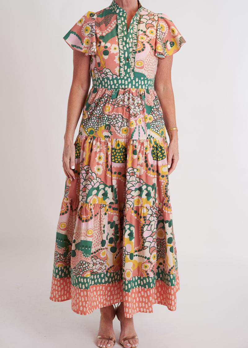 Doon Dress - Lilliput Salmon