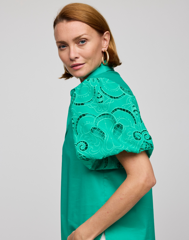 Angelina Blouse - Jade