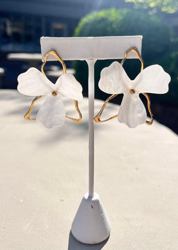 Layered Flower Earring