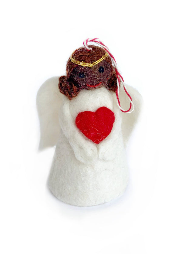 Angel Felt Wool Christmas Ornament