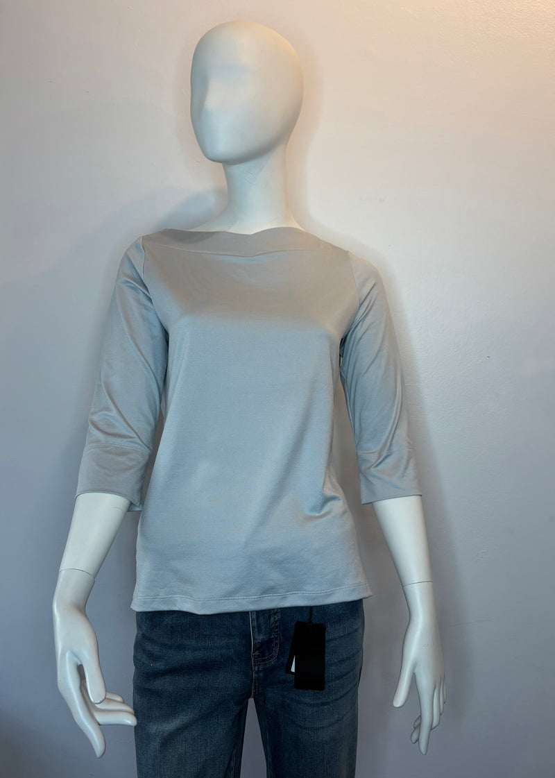 V-Boatneck Top - 3 Colors