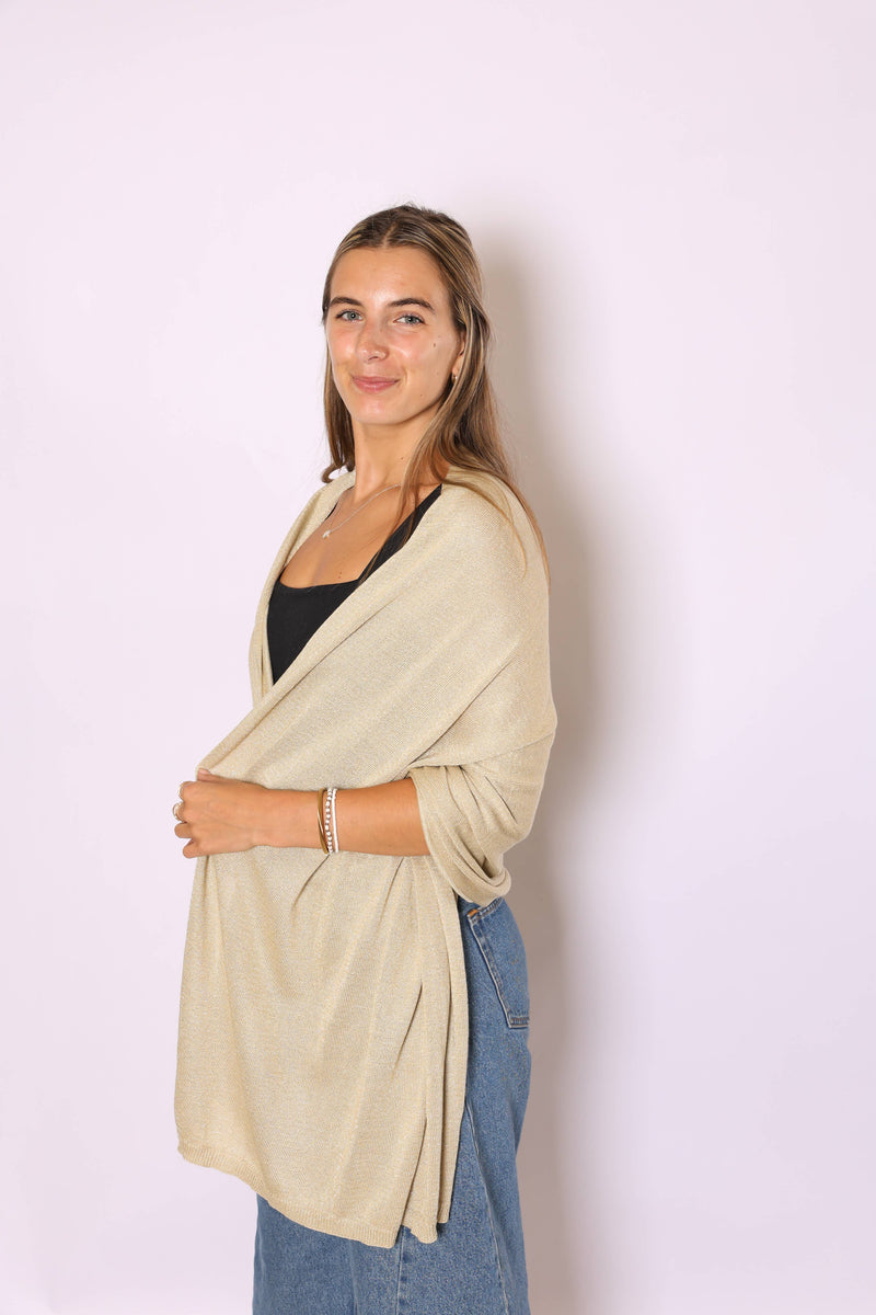 Ari Bamboo Metallic Shimmer Shawl