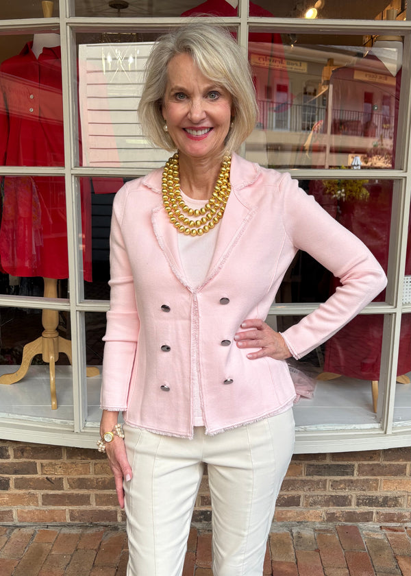 Fringe Trim Jacket - 2 Colors